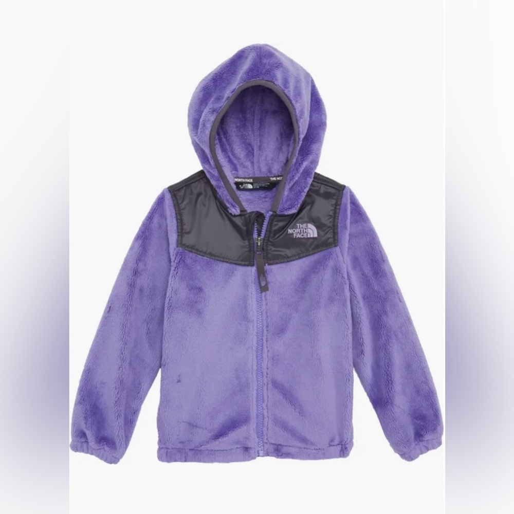 The North Face Girls Purple Hooded Fleece